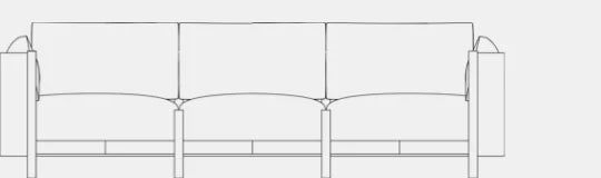3S (W233×D85×H80cm)